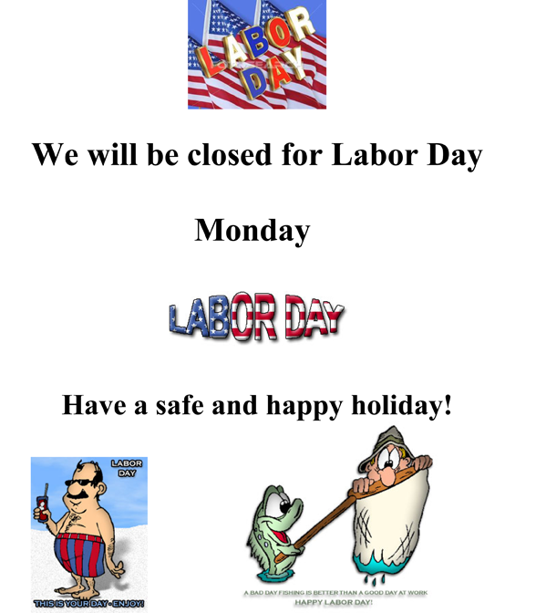 Closed Labor Day