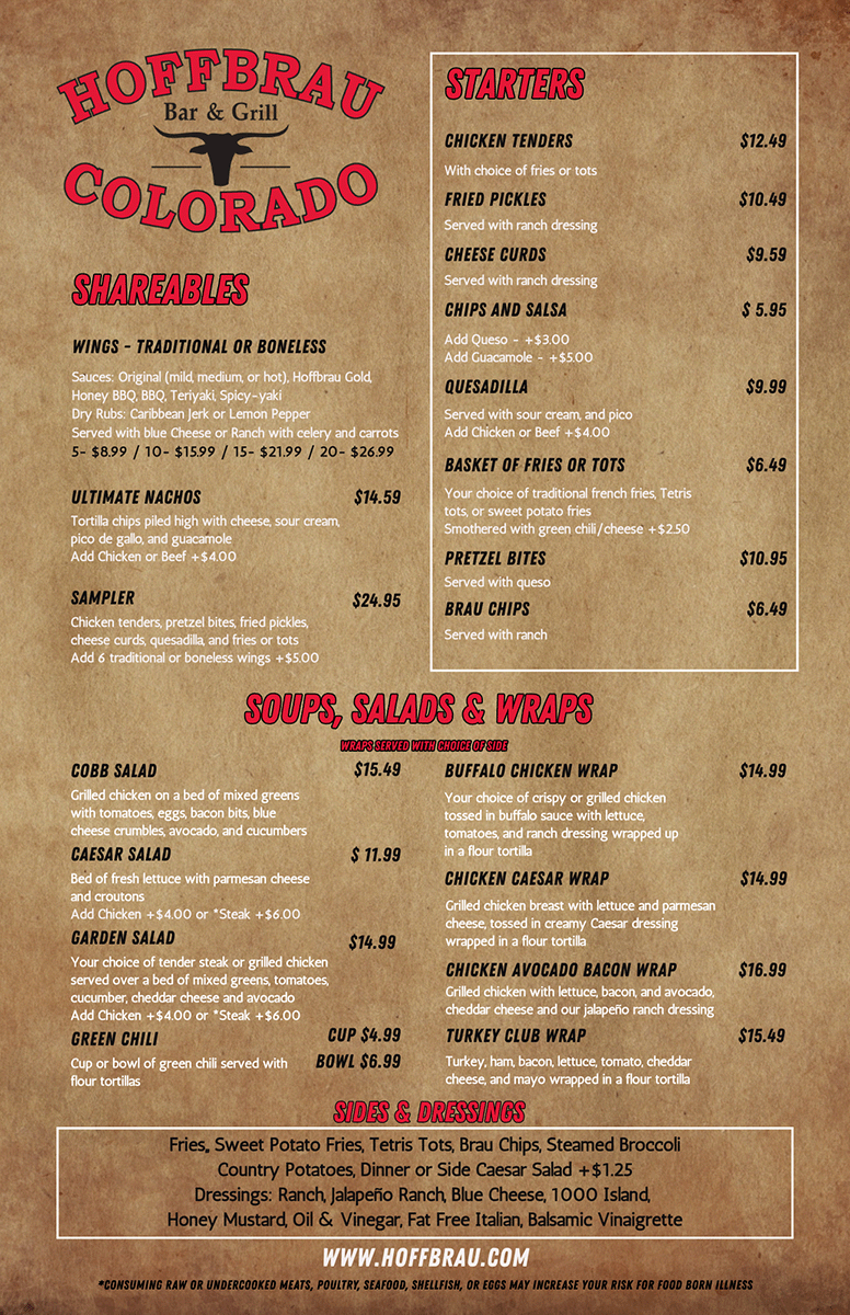menu front